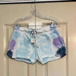 Tie dye beach shorts